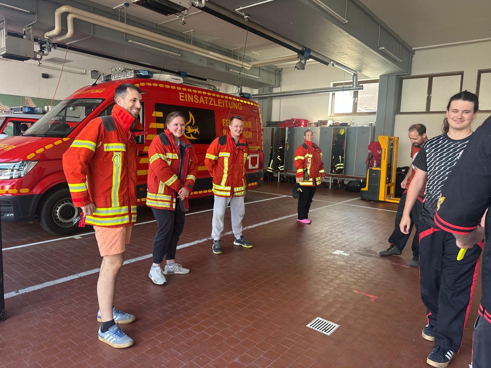 Training bei der Feuerwehr Bad Urach